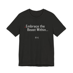 4. Embrace the Beast Within Lion Graphic Tee | Unisex T-Shirt, Casual Wear, Gifts for Him/Her, Animal Lovers, Summer Style, Birthday Gift
