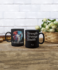 Strength, Strategy, Stealth Mug (TriBreed Collection #2)